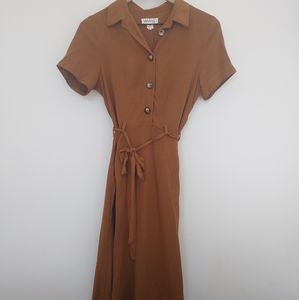 Monteau button down dress